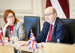 Tikšanās ar Lielbritānijas un Ziemeļīrijas Apvienotās Karalistes ārkārtējo un pilnvaroto vēstnieku Latvijas Republikā V.E. Polu Bramelu (H.E. Mr Paul Brummell)
