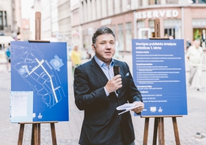 Pasākums par Vecrīgas publiskās ārtelpas ERAF projekta 1. kārtu