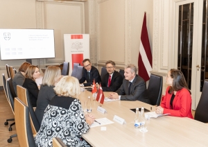 Tikšanās ar Lugāno pašvaldības un Raiņa un Aspazijas muzeja Lugāno vadības delegācijas pārstāvjiem