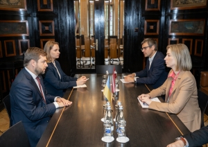 Tikšanās ar Ukrainas vēstnieku Latvijā V.E. Anatoliju Kucevolu (H.E. Mr. Anatolii Kutsevol)