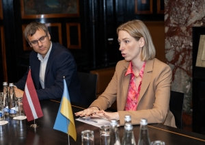 Tikšanās ar Ukrainas vēstnieku Latvijā V.E. Anatoliju Kucevolu (H.E. Mr. Anatolii Kutsevol)