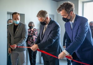 Svinīgā ceremonijā atklāts renovētais Rīgas Doma kora skolas mācību korpusa stāvs.