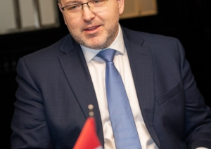 Tikšanās ar Kanādas vēstnieku Latvijā V.E. Braienu Svorku (H.E. Mr Brian Szwarc)
