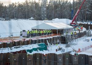 Mežaparka Lielās estrādes kapsulas nākamajām paaudzēm iebetonēšanas pasākums