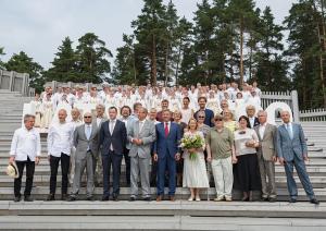 Mežaparka Lielās estrādes pirmā atjaunotā posma svinīgā atklāšanas ceremonija