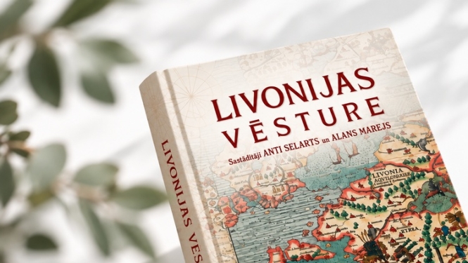 Grāmatas “Livonijas vēsture” vāks