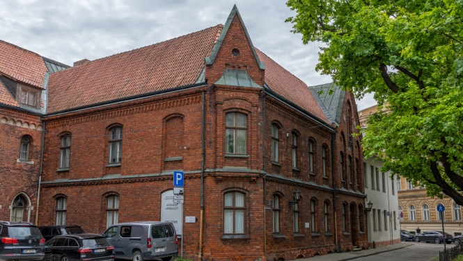 Rīgas vēstures un kuģniecības muzeja ēkas fasāde