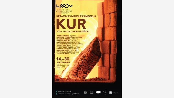 Keramikas mākslas simpozija "KUR" afiša
