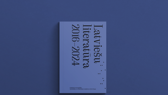 Grāmatas “Latviešu literatūra 2016–2024” vāks
