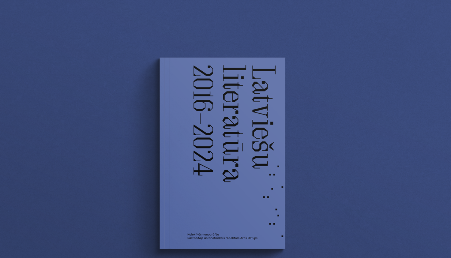 Grāmatas “Latviešu literatūra 2016–2024” vāks