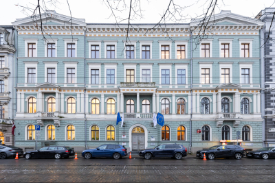 Kultūras ministrijas ēkas Z. A. Meierovica bulvārī 14 fasāde