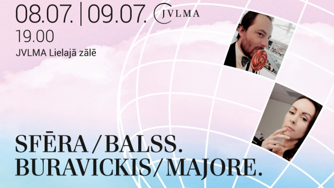 Koncerta “Sfēra / Balss. Buravickis / Majore” plakāts