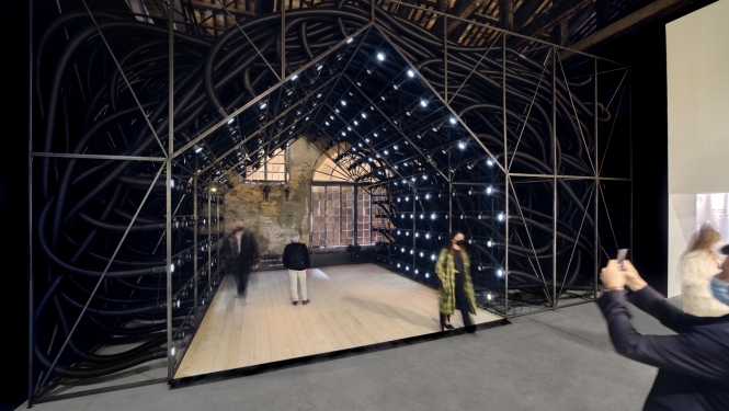 Latvian pavilion at the 17th International Architecture Exhibition in Venice, photo: Ēriks Božis.