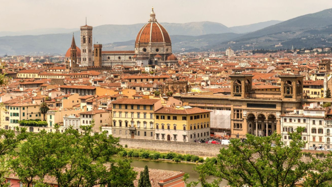 Florences panorāma. Itālija, foto: Pixabay