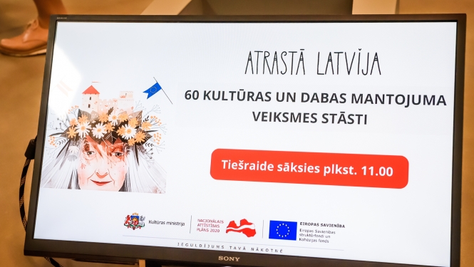 Konference "Atrastā Latvija - 60 kultūras un dabas mantojuma veiksmes stāsti"