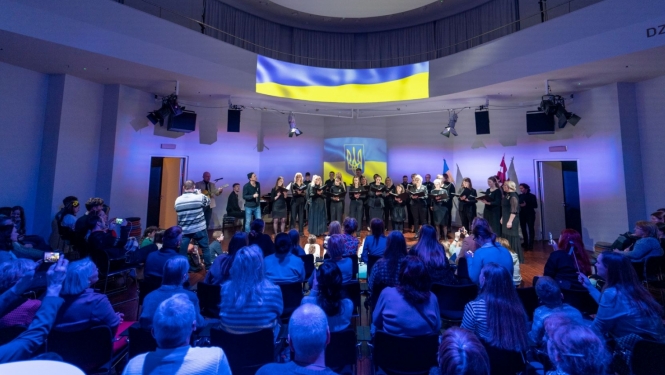“Lielajā dzintarā” norisinās atbalsta pasākumi ukraiņu kopienai, foto: Indulis Pelnēns.