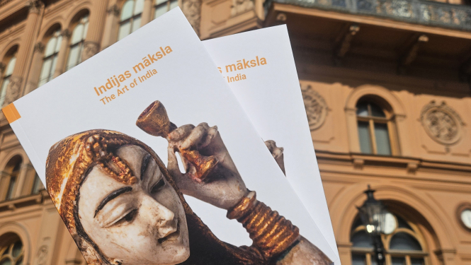 Grāmata “Indijas māksla Latvijas Nacionālā mākslas muzeja kolekcijā”. 2025. Publicitātes foto