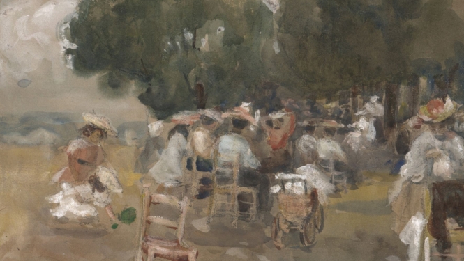 Gustavs Šķilters. Versaļas dārzs. 