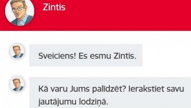 Darbu uzsācis valsts iestāžu mājaslapu virtuālais asistents ZINTIS