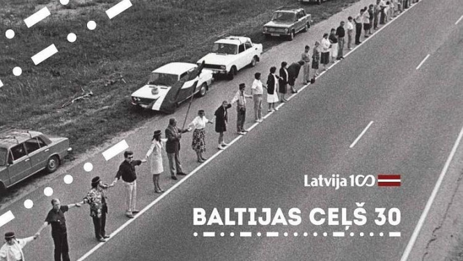 Trīs laiki savīsies svinīgā notikumā "Baltijas ceļam 30" pie Brīvības pieminekļa