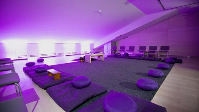 Latvijas Nacionālajā bibliotēkā izveidota Klusuma un meditācijas istaba