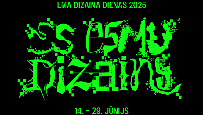 Latvijas Mākslas akadēmijas Dizaina dienu 2025 vizuālis