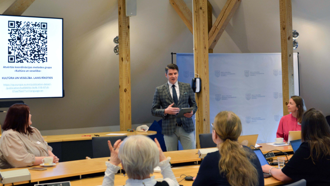 Semināra norise, Lauris Vidzis uzrunā dalībniekus