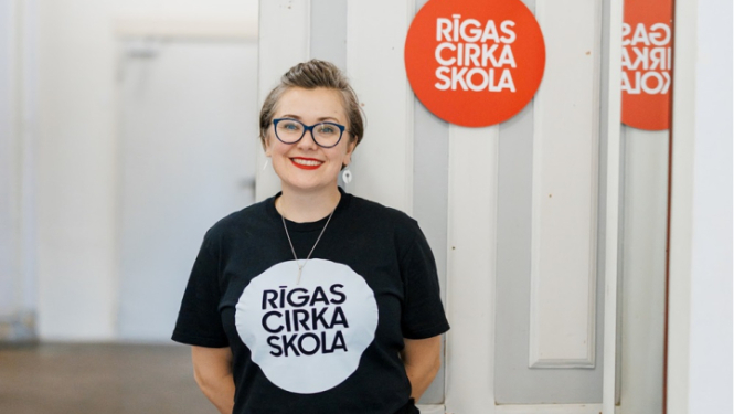 Rīga cirka skolas vadītaja Ilze Tormane-Kļaviņa
