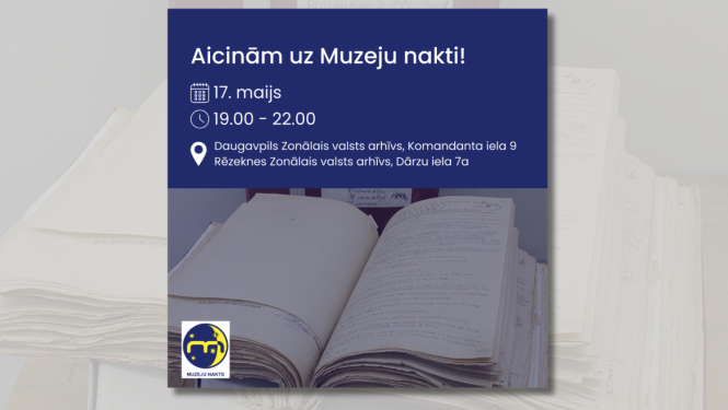 Krāsaina bilde, LNA aicina uz muzeju nakti Daugavpils un Rēzeknes arhīvā