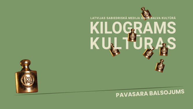 Latvijas Sabiedriskā medija gada balvas kultūrā “Kilograms kultūras 2025” pavasara balsojuma vizuālis