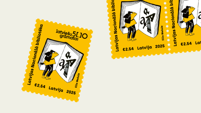Pastmarka “Latviešu grāmatai 500”