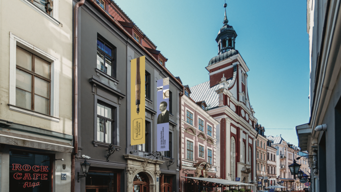 Latvijas Nacionālā rakstniecības un mūzikas muzeja ēka no fasādes puses Mārstaļu ielā 6