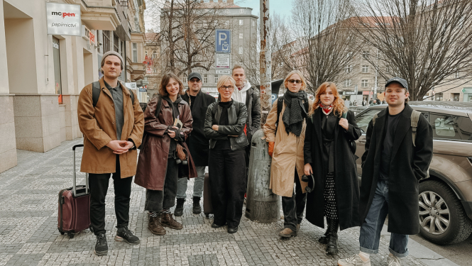 Nacionālā teātra delegācija Prāgā