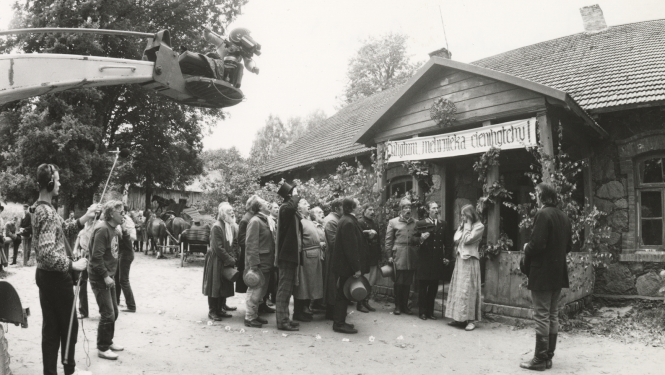 Filmas “Mērnieku laiki” uzņemšanas process