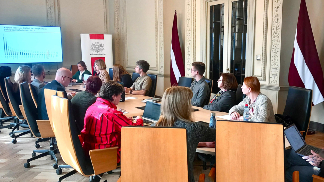 Nacionālās kultūras padomes sēde KM Lielajā zālē