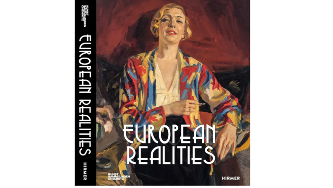 Vāks izstādes “Eiropas realitātes” katalogam vācu valodā. 2025. Publicitātes foto