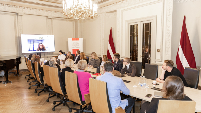 Latvijas Mūzikas padomes sēdes norise KM Lielajā zālē