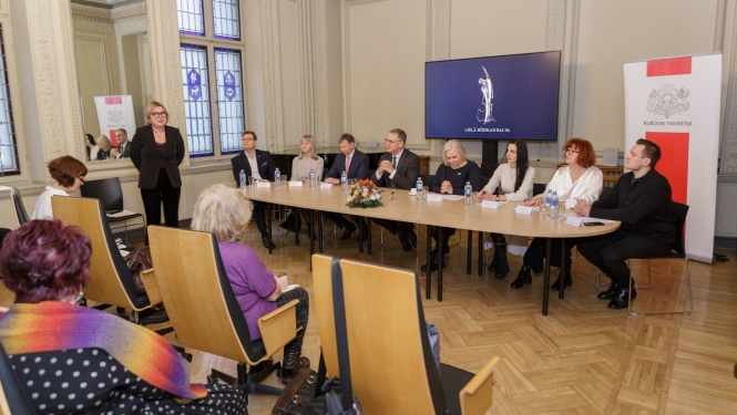 Lielās mūzikas balvas 2022 nominantu paziņošanas preses konference