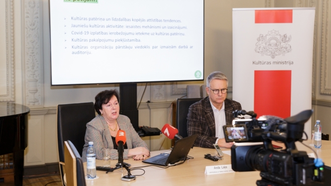 KM mediju pasākums - pētījuma “Kultūras aktivitātes barometrs 2022” rezultāti