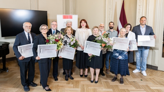 Ministru kabineta Atzinības rakstu pasniegšana, foto: Oskars Artūrs Upenieks / Kultūras ministrija.