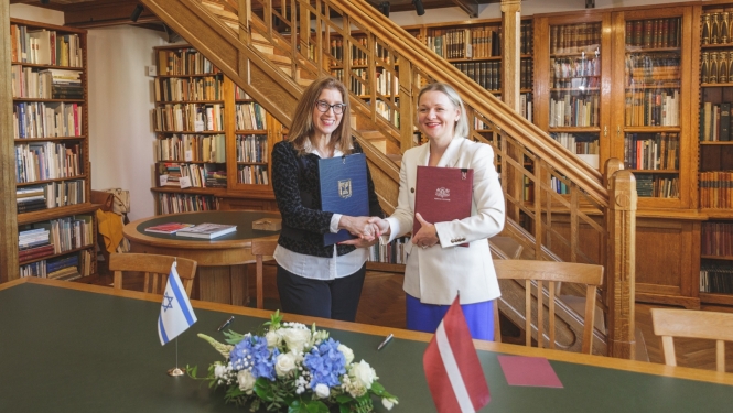Latvijas un Izraēlas starpvaldību sadarbības programmas izglītības, zinātnes, kultūras, jaunatnes un sporta jomā 2023.-2026. gadam parakstīšana