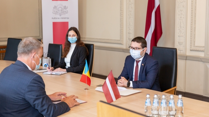 Tikšanās ar Moldovas vēstnieku Andrianu Rošu (Andrian Roşa).
