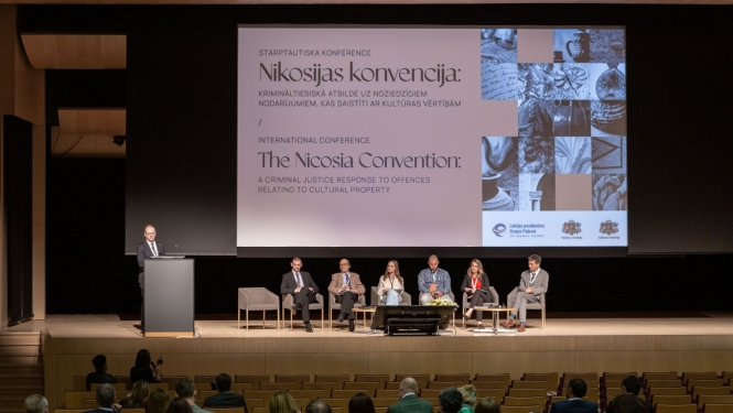 Starptautiskā konference “Nikosijas konvencija: krimināltiesiskā atbilde uz noziedzīgiem nodarījumiem, kas saistīti ar kultūras vērtībām”