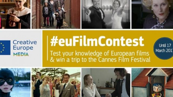 ES filmu konkurss - iespēja laimēt braucienu uz Kannām