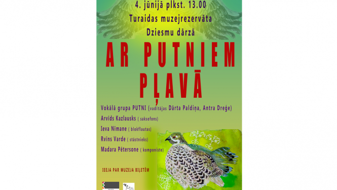 afiša ar putniem