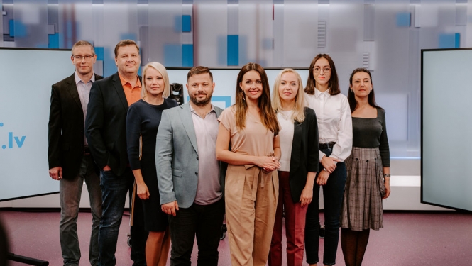 Mazākumtautību multimediju platformas RUS.LSM komanda.