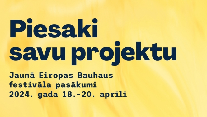 Jaunā Eiropas Bauhaus festivāla vizuālais materiāls