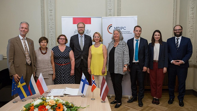 6 valstis noslēdz vienošanos Ziemeļu Dimensijas Kultūras partnerības sekretariāta izveidei