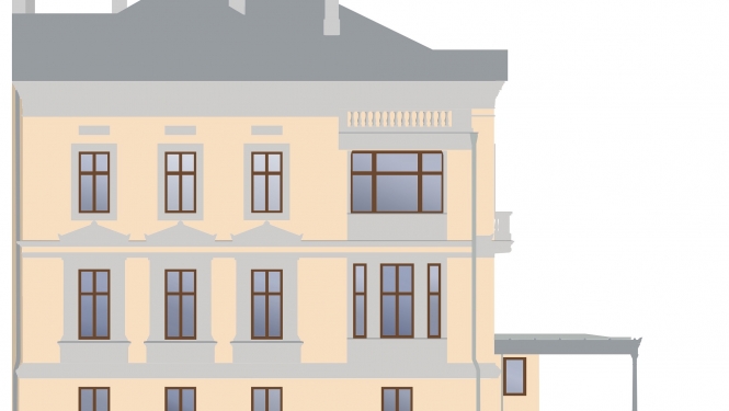 VNĪ: sākta arhitektoniski un vēsturiski nozīmīgās Kultūras ministrijas ēkas fasādes atjaunošana