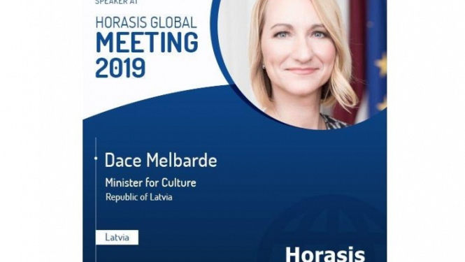Kultūras ministre Dace Melbārde uzrunās pasaules valstu līderus Horasis globālajā sanāksmē